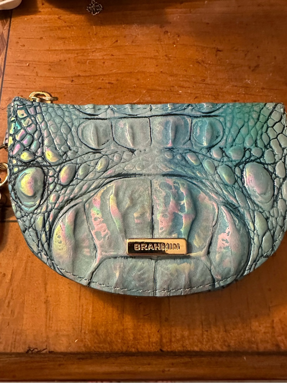💙💚 EUC Brahmin Britt in Blue Topaz 💚💙